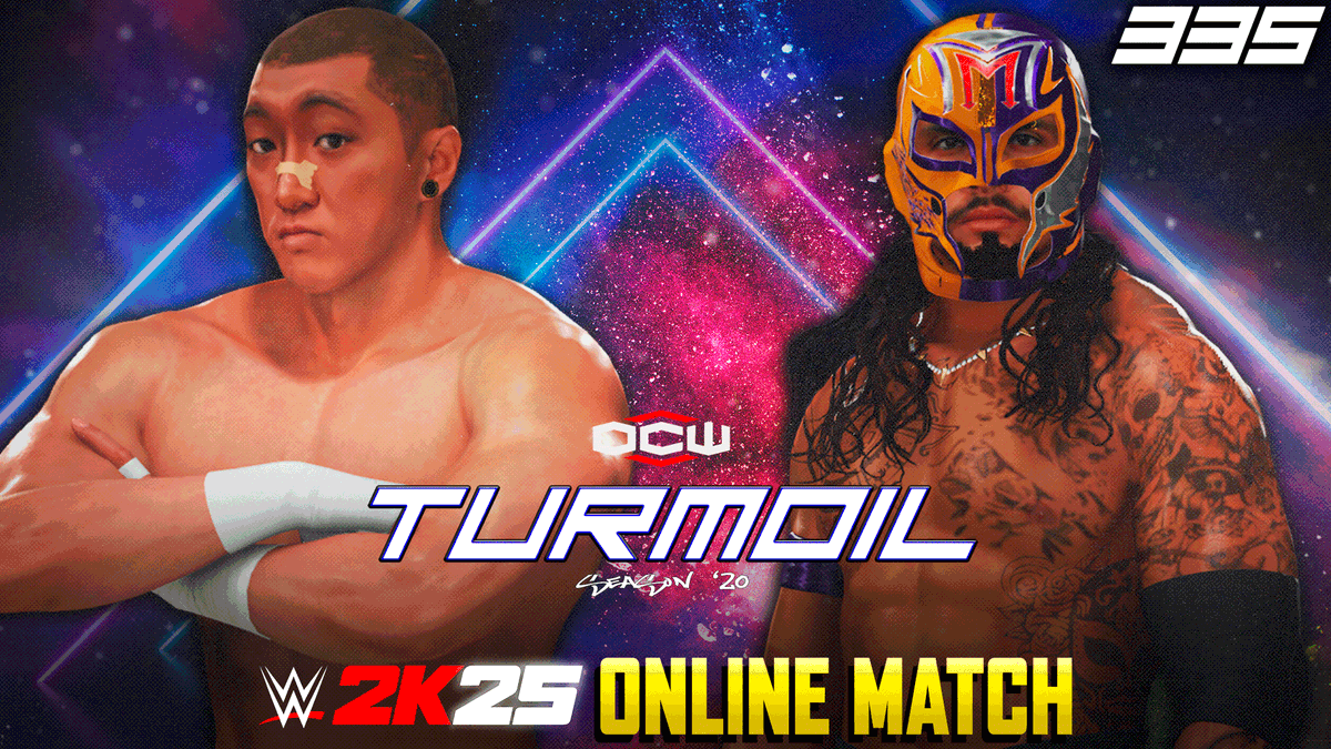 ocwfed's tweet image. Special Saturday Edition of #OCWFED Turmoil 335 kicks off at 3:15 PM EST
Stream up now twitch.tv/ocwfed
youtube.com/ocwfedtv

#WWE2K25 Online/PVP 
#twitchstreamer