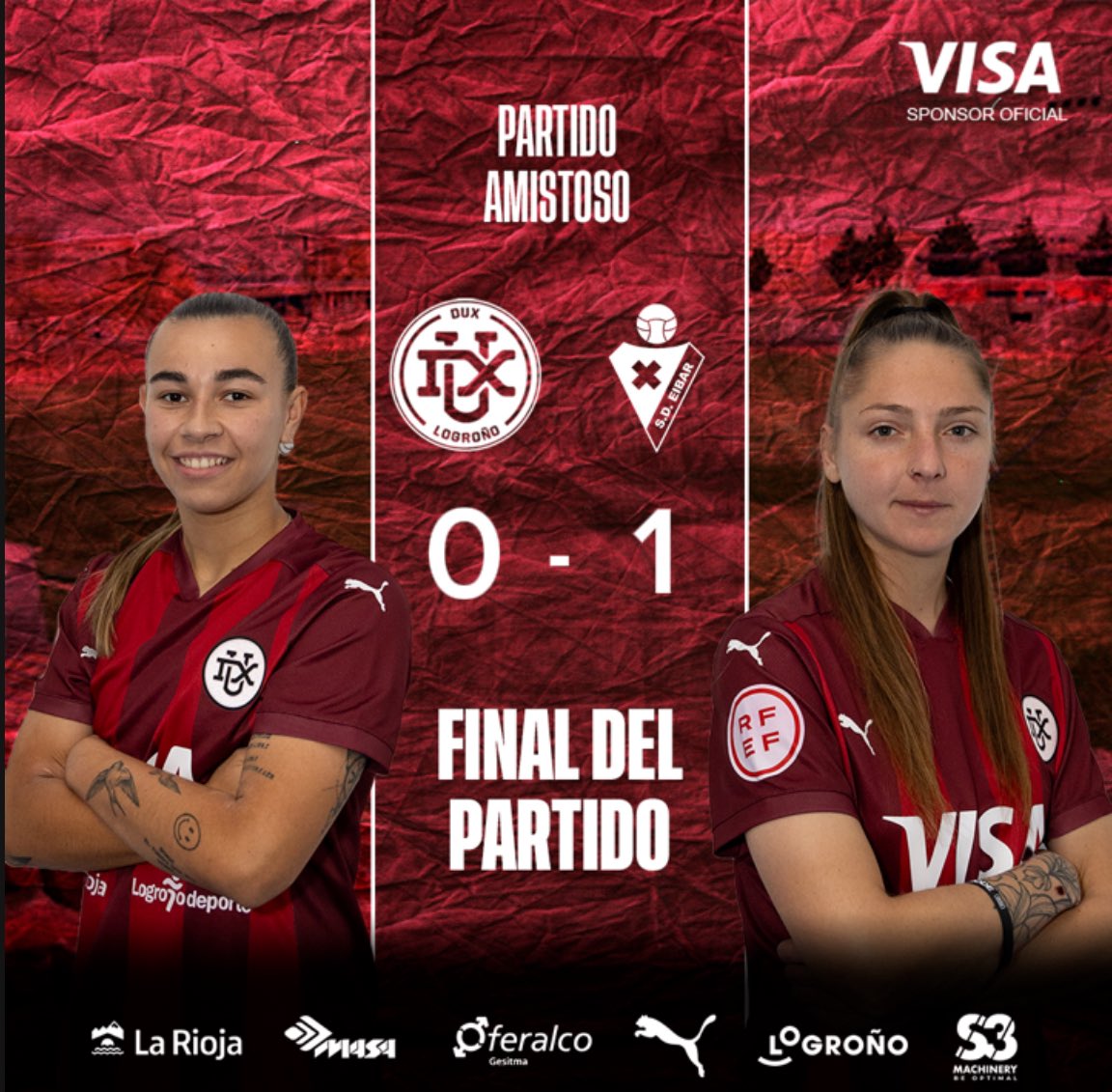 Final.
Derrota por la mínima en nuestro primer partido de pretemporada.

#GoDux #SeguimosCreciendo
