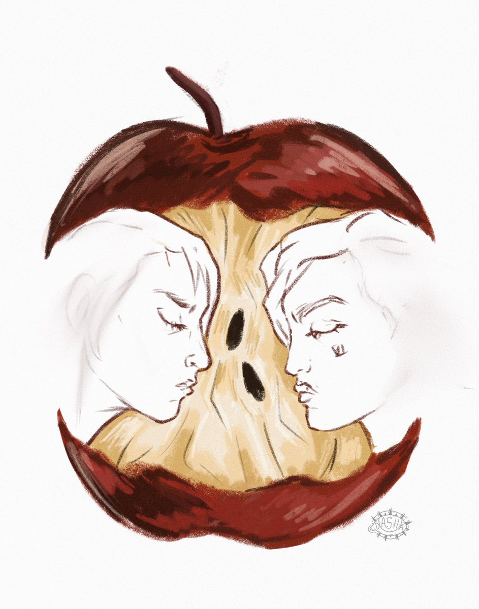 DariaMaskros's tweet image. #Caitvi apple