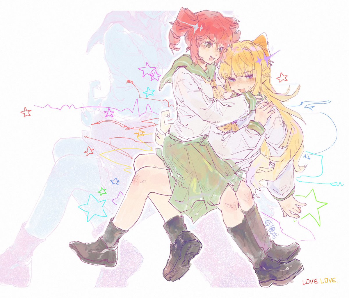 SarronNvm's tweet image. #まほあこ