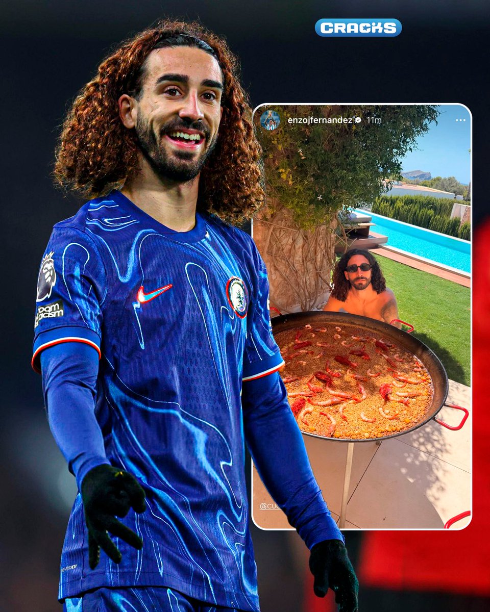 cracks_oficial's tweet image. SE VOLVIÓ CANON 😅
Enzo Fernández compartió en sus historias la especialidad que le preparó Cucurella: Una paella.
Cucu Cucurella 🎶