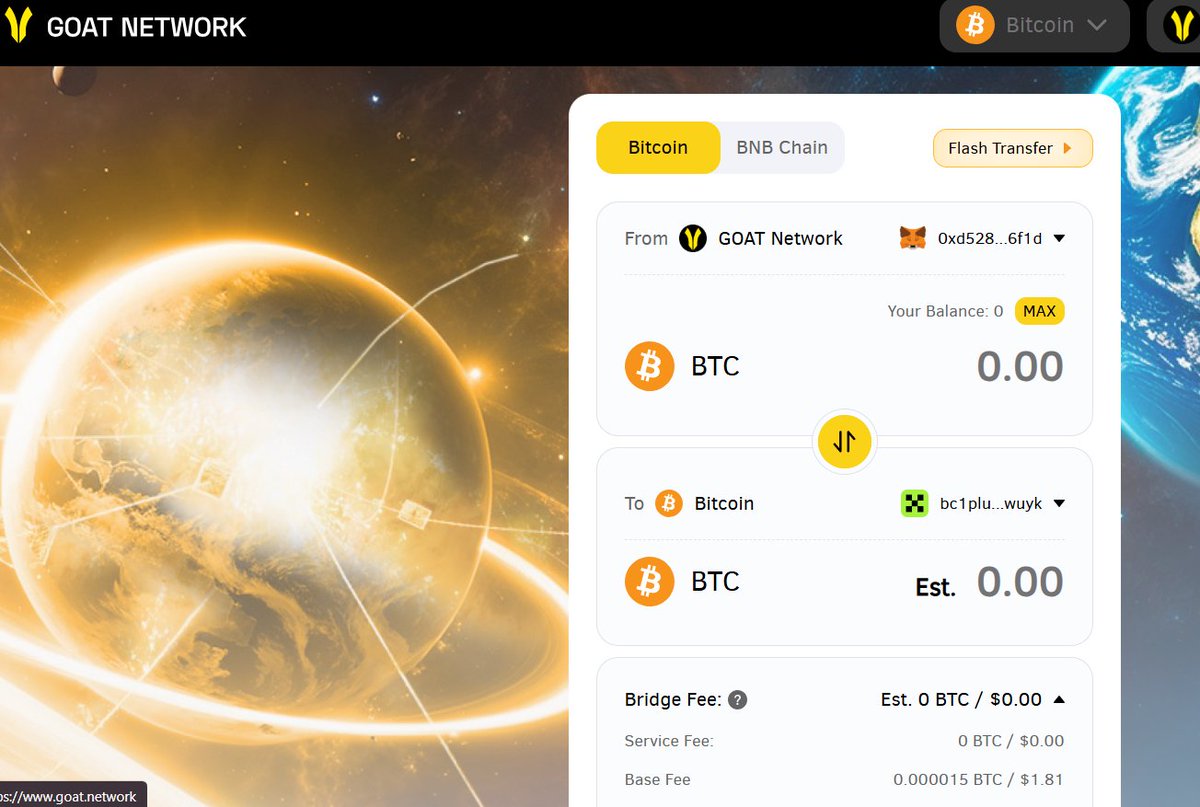 joe_scenic's tweet image. Y'all remember Pegging-Out ?? our way of bridging in & out of BTC where we had to wait 6days and 23hr.
Well, @GOATRollup has changed everything. Now, users don’t have to wait weeks for bridge confirmations. They simply trade PegBTC directly with operators OTC.
It’s real BTC…