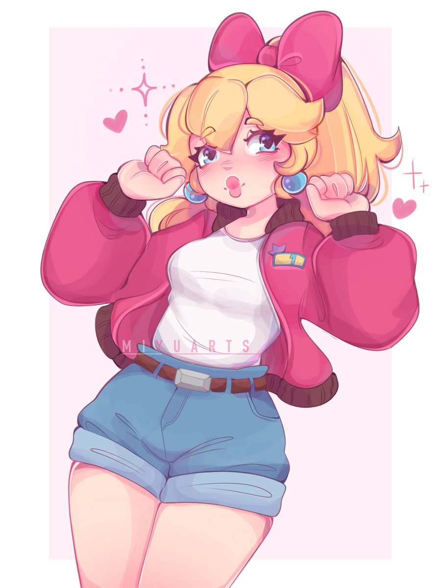 miyuartss's tweet image. My fav princess peach fit ! ( ,,◕ ̫ ◕,, ) ♡
#artmoots #MarioKartWorld #PrincessPeach