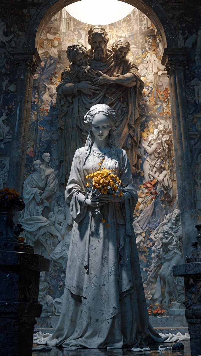 sem2ga's tweet image. QT with your Floral Tribute art.