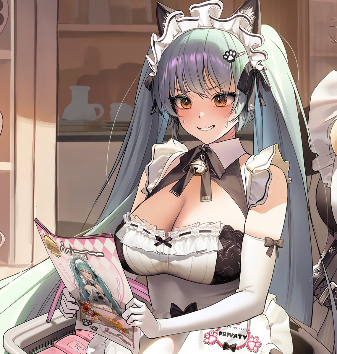 KOGG__'s tweet image. Privaty has two modes:
Cool, calculated, and in charge.
Flustered, nervous, and scatterbrained.