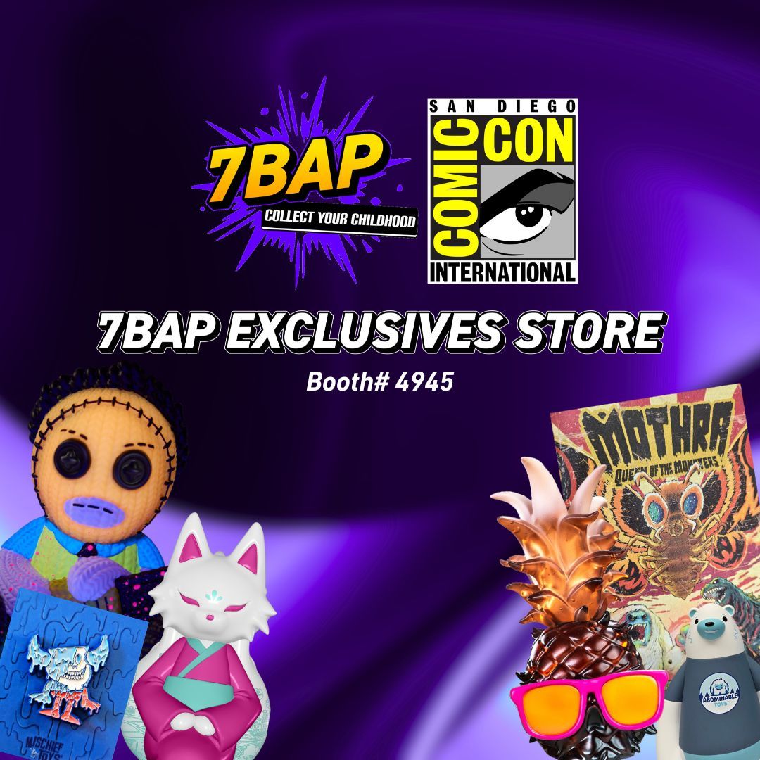 7BucksAPop's tweet image. Don’t Miss Out at SDCC! 🚨 

Have you hit up the 7BAP Exclusives Shop yet? What are you waiting for?! Swing by Booth #4945 NOW and score the hottest SDCC exclusives!

🎁 PLUS — every purchase gets you a FREE enamel pin, blind-box style!* Don’t miss your chance to grab one!

See…