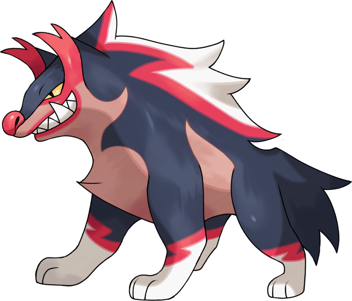 Vioquetzal's tweet image. Hyenaugh and Corocackle! Fairy Dark types #fakemon #Pokemon #pokemonfanart #PokemonPresents