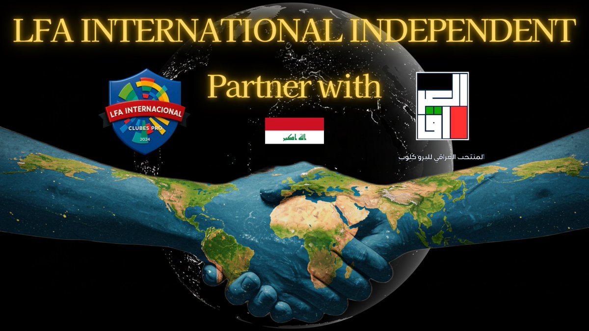 ⚽LFA INTERNATIONAL INDEPENDENT⚽

🤝Partner🤝

🇮🇶Iraq🇮🇶

We create designs for clubs and organisations who want to partner with us so send us a DM if you're interested

#FC25 #EAFC25 #EAFCClubs #ProClubs #ClubsPro #International #Global #World #RT #Share #RP