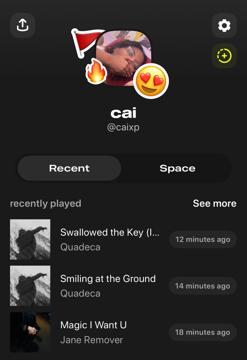 demobatz's tweet image. does anyone wanna be mutuals on airbuds or some other music app