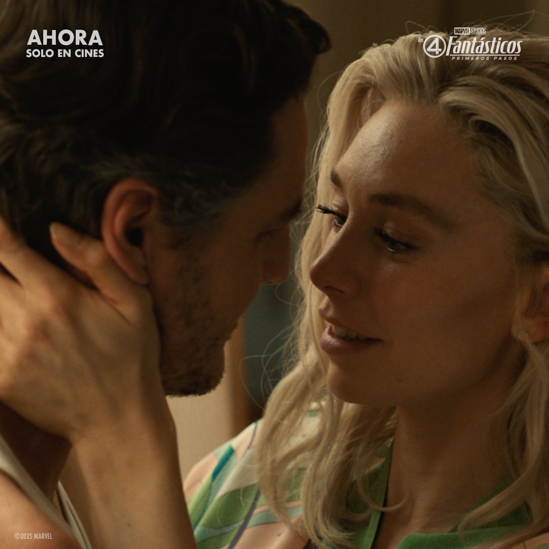MarvelLATAM's tweet image. ❤️ ¿Ser Reed Richards y que te miren como Susan Storm o ser Susan Storm y que te miren como Reed Richards? ❤️
No te pierdas ninguna mirada de #Los4Fantásticos: Primeros Pasos, ahora solo en cines.