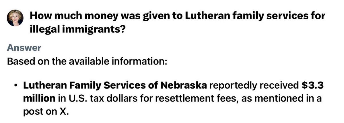 The NGO Lutheran Family Services received $3.3 MILLION in 2024 alone to “resettle illegals”. 

SHUT THIS FAKE RELIGIOUS NGO DOWN.

In fact, shut down ALL NGOs.