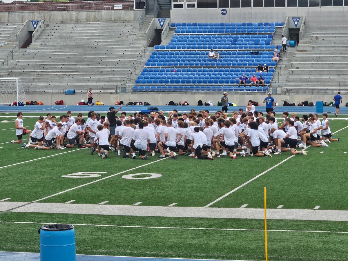 Had a great time at the Drake football camp with nice coaches and a great atmosphere.