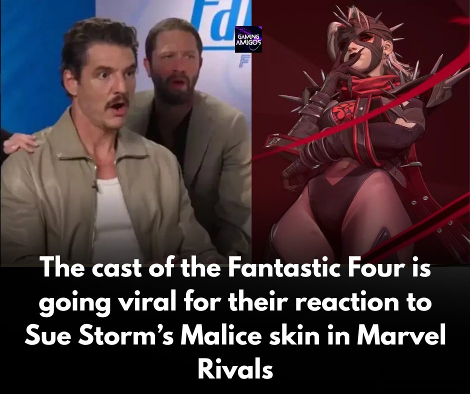 gamingamigos24's tweet image. Fantastic Four Cast Reacts to Marvel Rivals' Bold Invisible Woman Skin gamingamigos.com/post/fantastic…