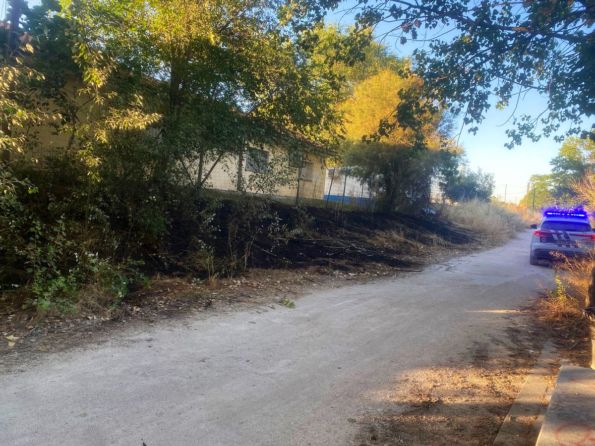 SEGURIDAD |
🔥 También se ha sofocado, por parte de los bomberos, otro pequeño incendio de vegetación en la 'Calle Cogolludo', en el entorno del 'CC La Dehesa'.

🚨 Se investigan las causas del mismo.

🙌 Por favor, se ruega máxima prudencia. Si alguien ve actividad sospechosa en