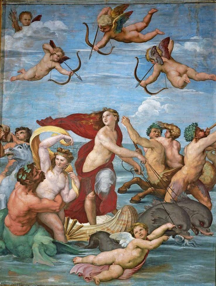 RamellaUgo's tweet image. Villa Farnesina Roma Trionfo di Galatea 4 immagini vedere singolarmente