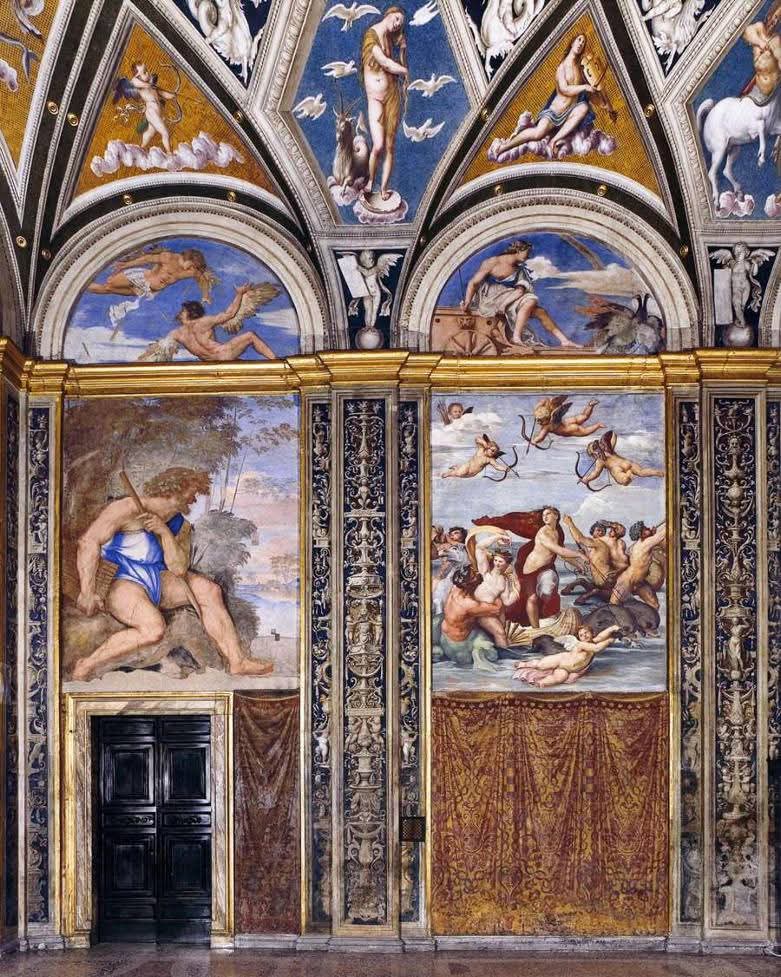 RamellaUgo's tweet image. Villa Farnesina Roma Trionfo di Galatea 4 immagini vedere singolarmente