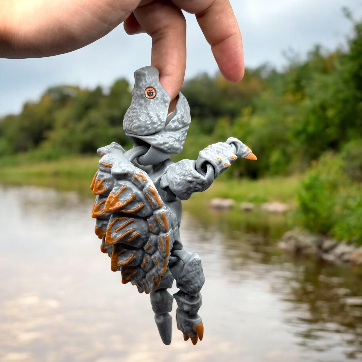 tacticalkaoz3D's tweet image. It actually doesn’t hurt 🙂 It’s a friendly snapping turtle. Available: than.gs/m/1386385 @Thangs3D