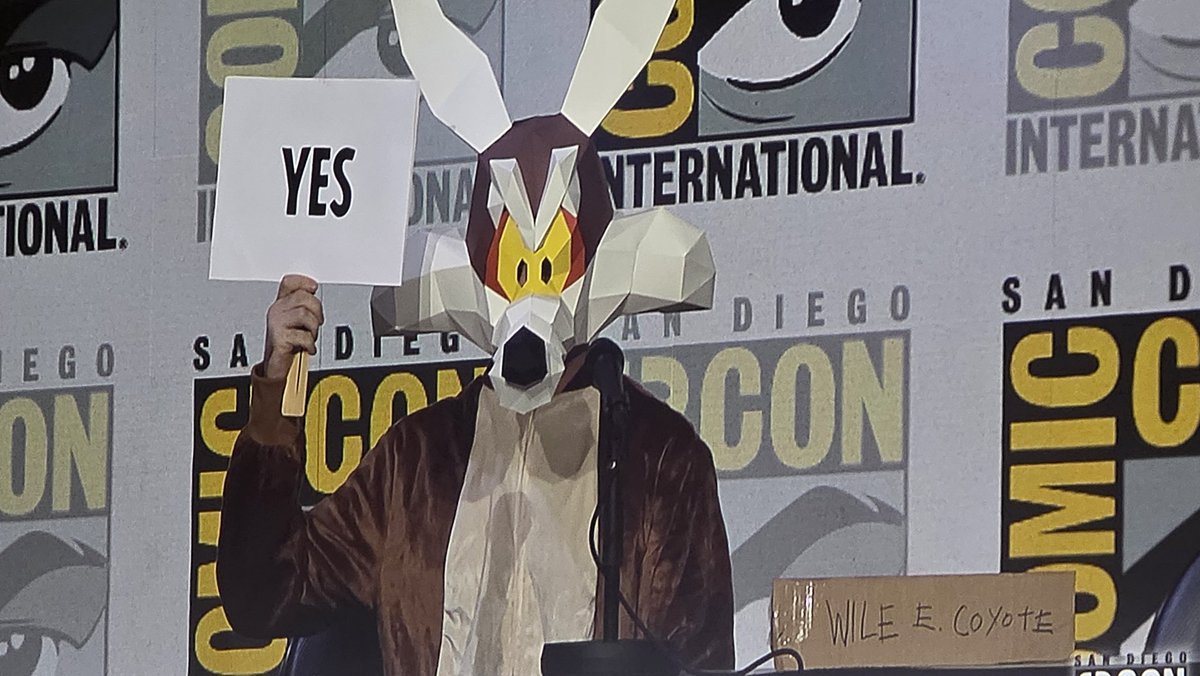 RobSWhiteside's tweet image. We saw footage of Coyote vs Acme! Its amazing,  and we have a release date! #CoyoteVsAcme