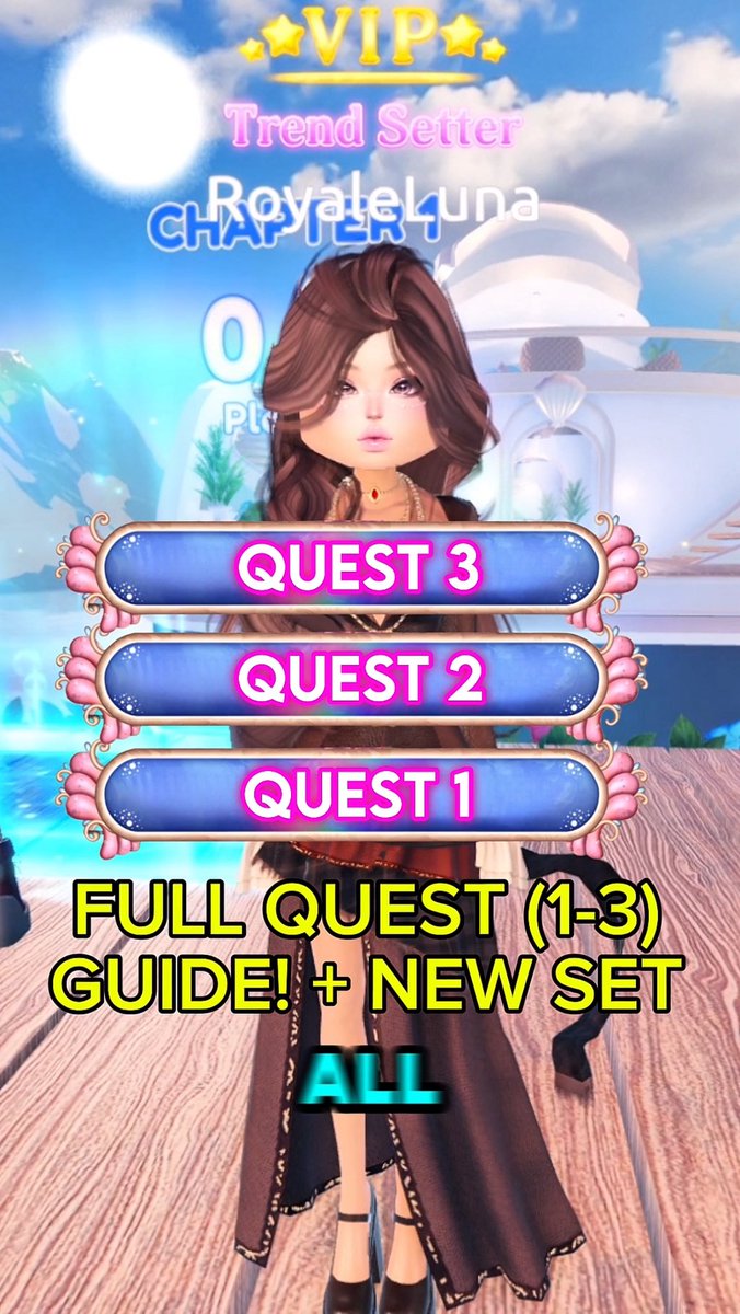 RoyaleLunaa's tweet image. Summer quest FULL guide & all paper locations in DTI #shorts #fyp #roblox #dti #dresstoimpress
youtube.com/shorts/jY3H53S…
full summer quest guide in a short!! 1 min
NEW YT SHORT OUT NOW! @TheDTINews @_Dress2Impress