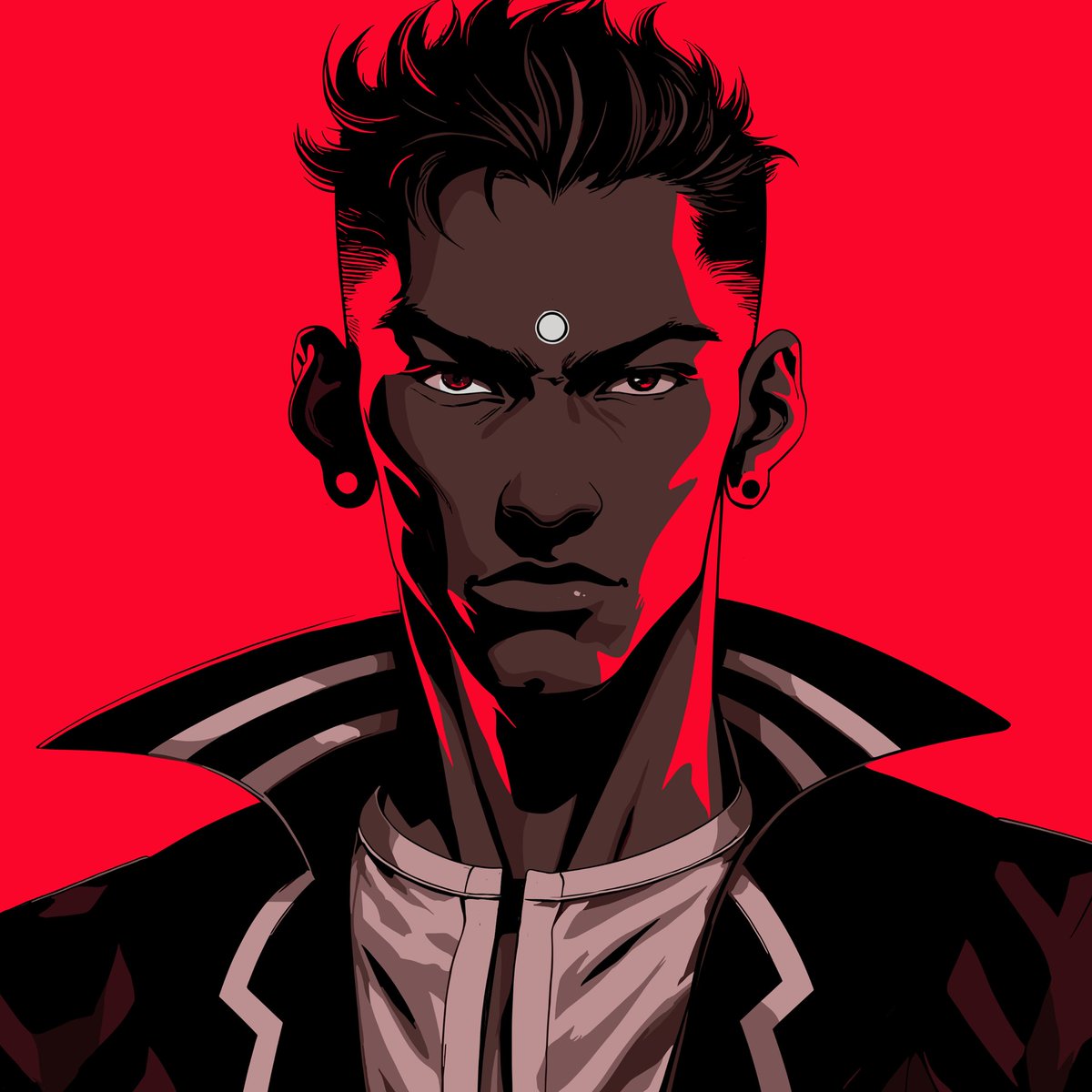_boxlord's tweet image. Zero Vector
Known for: Building Cortex City’s premier street wear and antigrav empire, fusing sportswear with tech.

Backstory: He rose from the streets to launch VectorWorks, a retail giant leveraging defense contracts to engineer next‑gen sports gear. 

kreate.art/artwork/688488…