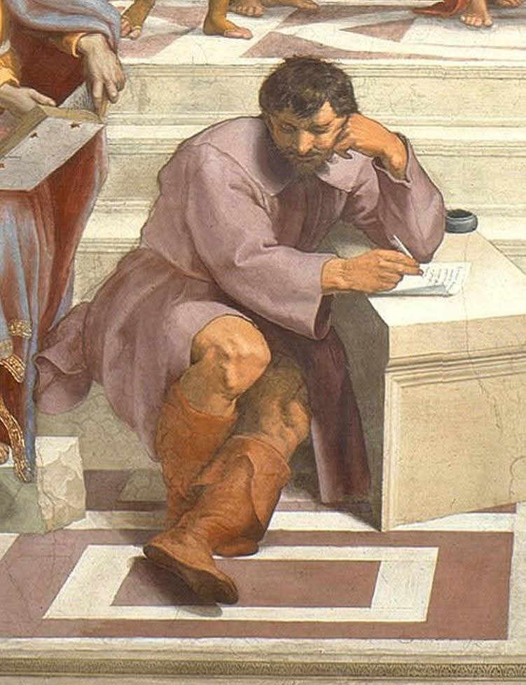 RamellaUgo's tweet image. Raffaello Sanzio Stanza della Segnatura. Scuola di Atene altre 4 immagini vedere singolarmente