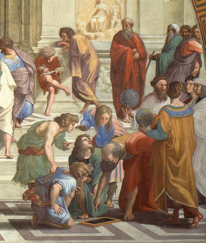 RamellaUgo's tweet image. Raffaello Sanzio Stanza della Segnatura. Scuola di Atene altre 4 immagini vedere singolarmente
