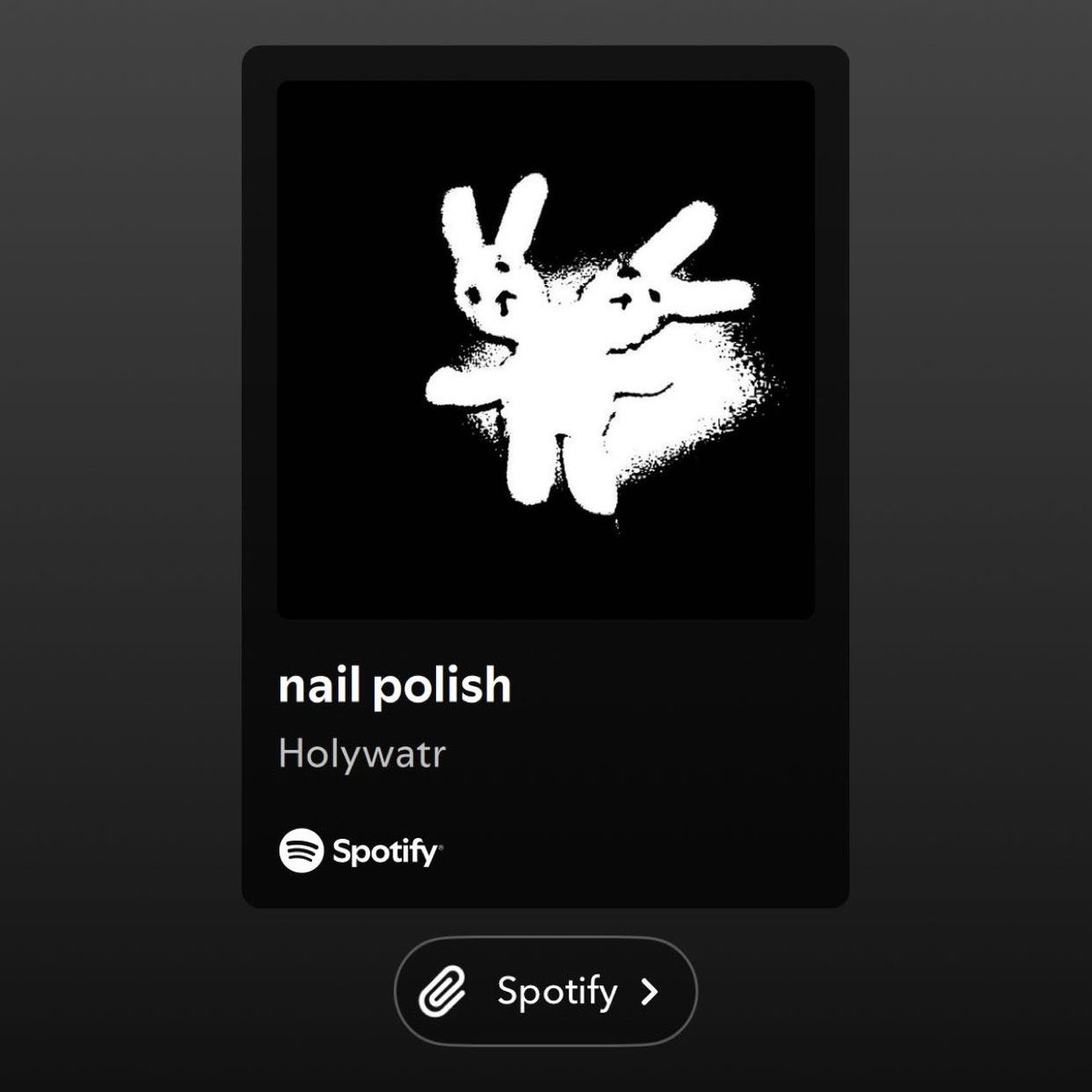 CreepiVT's tweet image. 𝕾𝖔𝖓𝖌 𝖔𝖋 𝖙𝖍𝖊 𝕯𝖆𝖞

nail polish - Holywatr