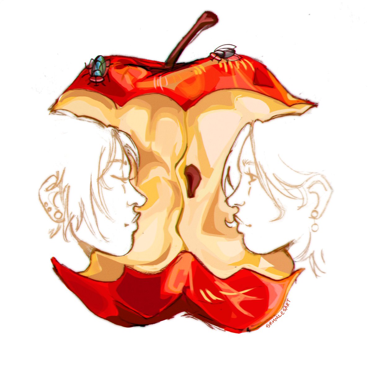 skhmlesart's tweet image. that apple #nanahachi