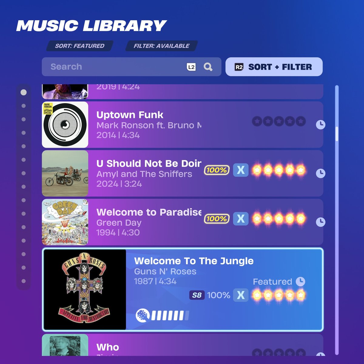 LaserrFN's tweet image. Day 7 of asking @TimSweeneyEpic to please bring back the full jam track shop 馃檹
There's no reason I should be able to play a song in #FortniteFestival and not be able to purchase the content.