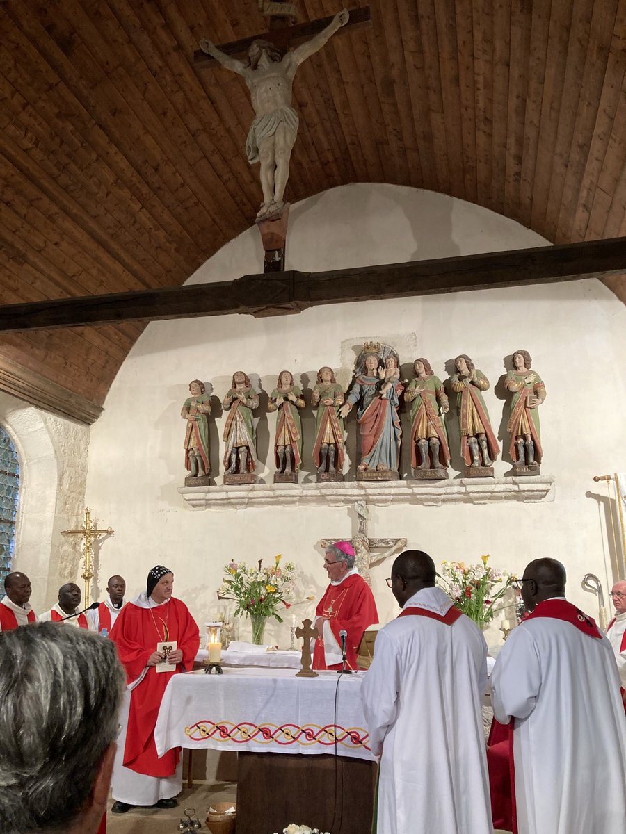 Mgr Jacques Mourad, évêque de Homs, en Syrie, ce soir au pardon des Sept-Saints du Vieux-Marché.