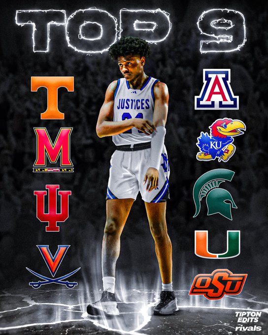 Trevor Gomes (@trevoragomes) on Twitter photo Maryland basketball is in the running for a pair of four-star Class of 2026 recruits:
- Small forward Billy White III from Corpus Christi, TX (No. 31 nationally, per 247Sports Composite)
- Power forward Latrell Allmond from Richmond, VA (No. 30 nationally)
đź“· via <a href="/TiptonEdits/">Joe Tipton</a> Maryland basketball is in the running for a pair of four-star Class of 2026 recruits:
- Small forward Billy White III from Corpus Christi, TX (No. 31 nationally, per 247Sports Composite)
- Power forward Latrell Allmond from Richmond, VA (No. 30 nationally)
đź“· via <a href="/TiptonEdits/">Joe Tipton</a>