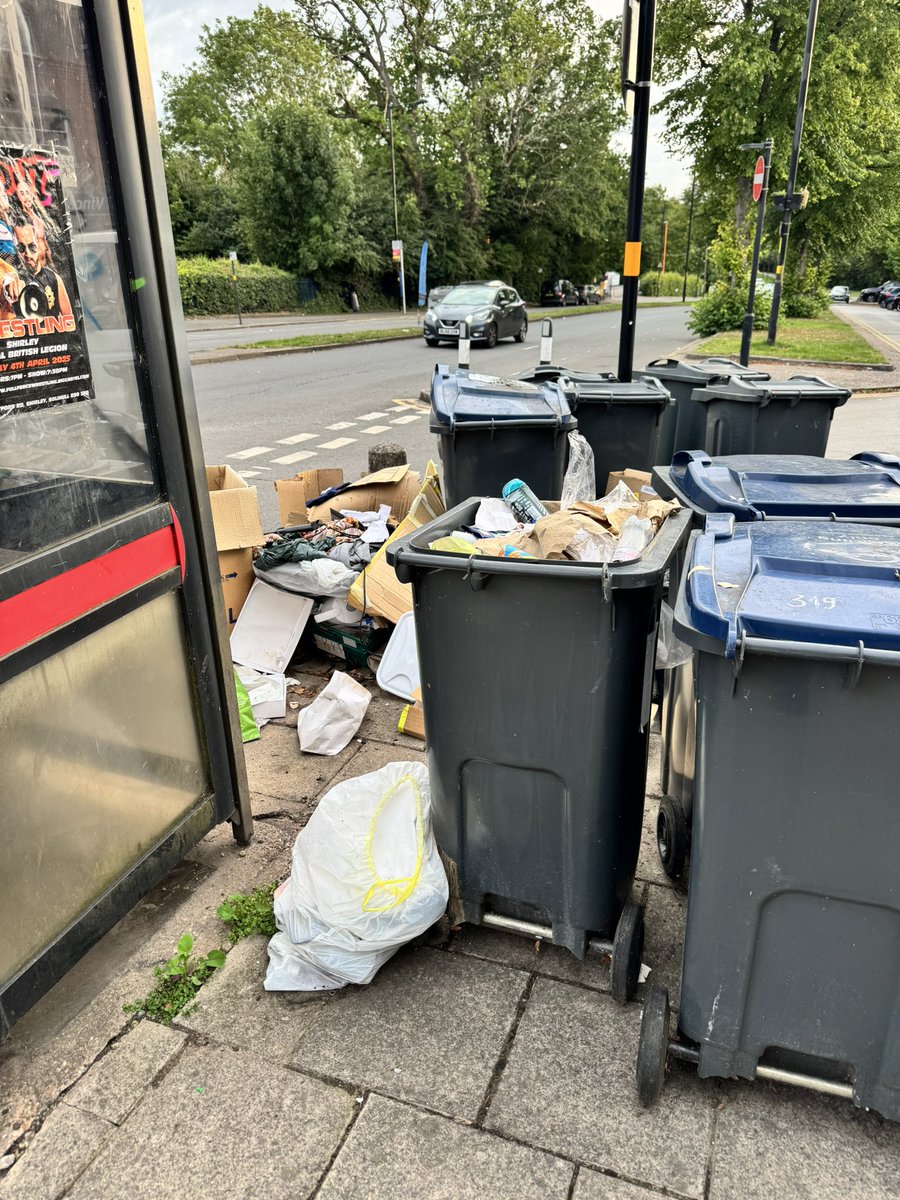 EddieCrouch's tweet image. Birmingham 2025 6 months into this bin strike #sortitout