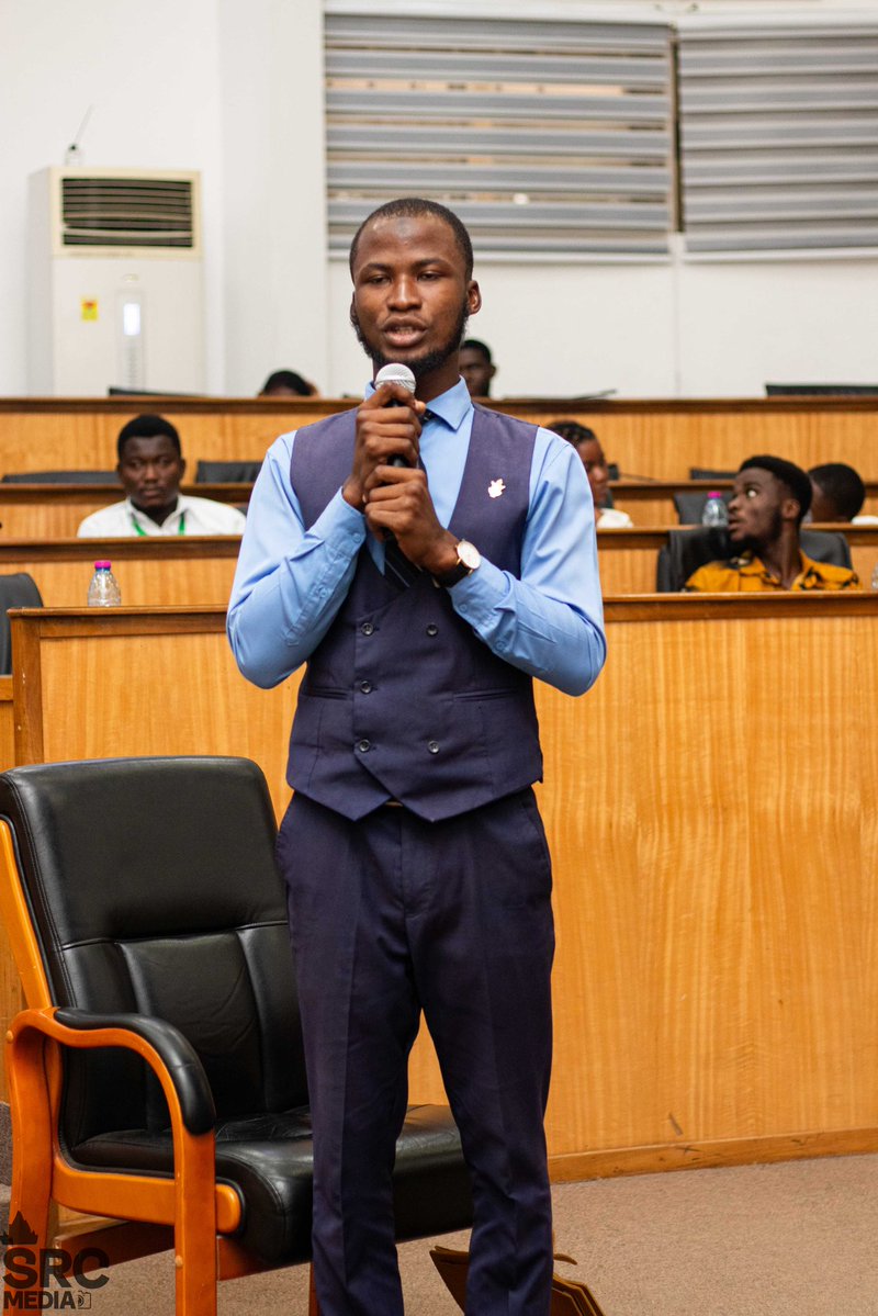 theknustgazette's tweet image. โผ๏ธAn Official Information โผ๏ธ
Abdul Nasir has appeared before the vetting panel, confidently presenting his vision and competence as he seeks to serve as SRC Financial Secretary. A moment of clarity, numbers, and bold financial ideas.
#KnustGazetteReport๐ฌ๐ญ
#SRCvetting25โฆ