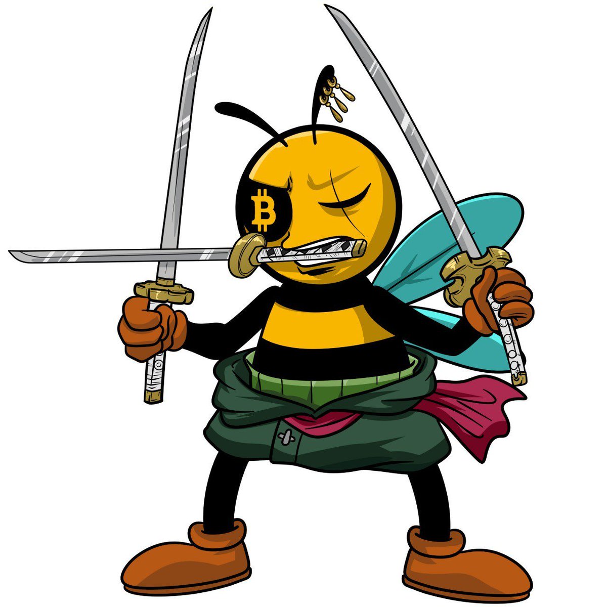 Alkanesbee's tweet image. Flying sharp, striking sharper 🐝