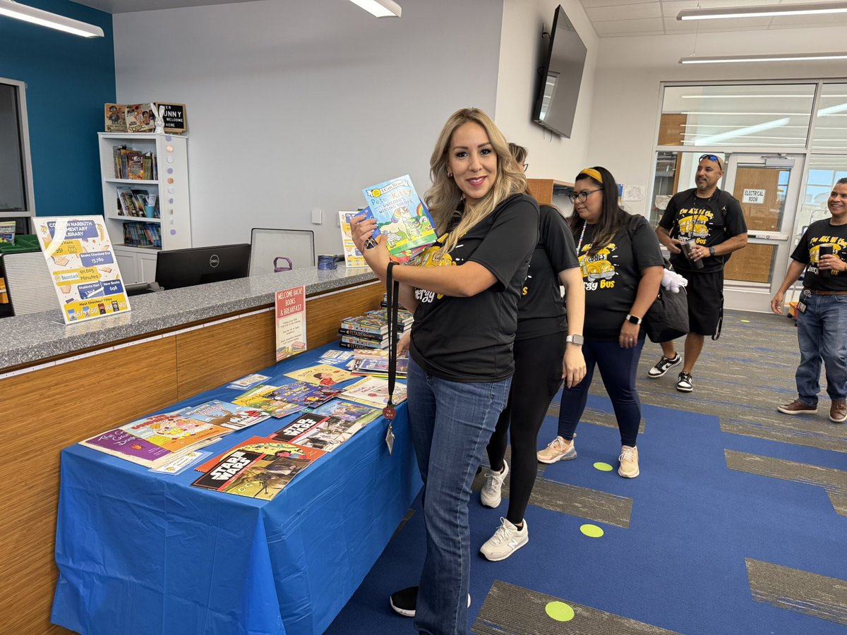 Breakfast &amp; Books was a hit!  We kicked off the school year by welcoming our amazing Jackrabbit teachers with breakfast &amp; books from the library. There’s no better way to start the day—or the year—than with great food, great reads, and even greater educators.
<a href="/BNarbuth_ES/">Fernie Miranda</a>