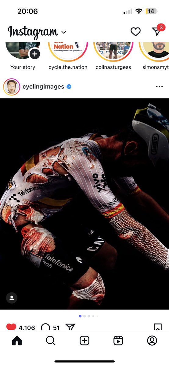 And he finished the stage. It’s not golf.