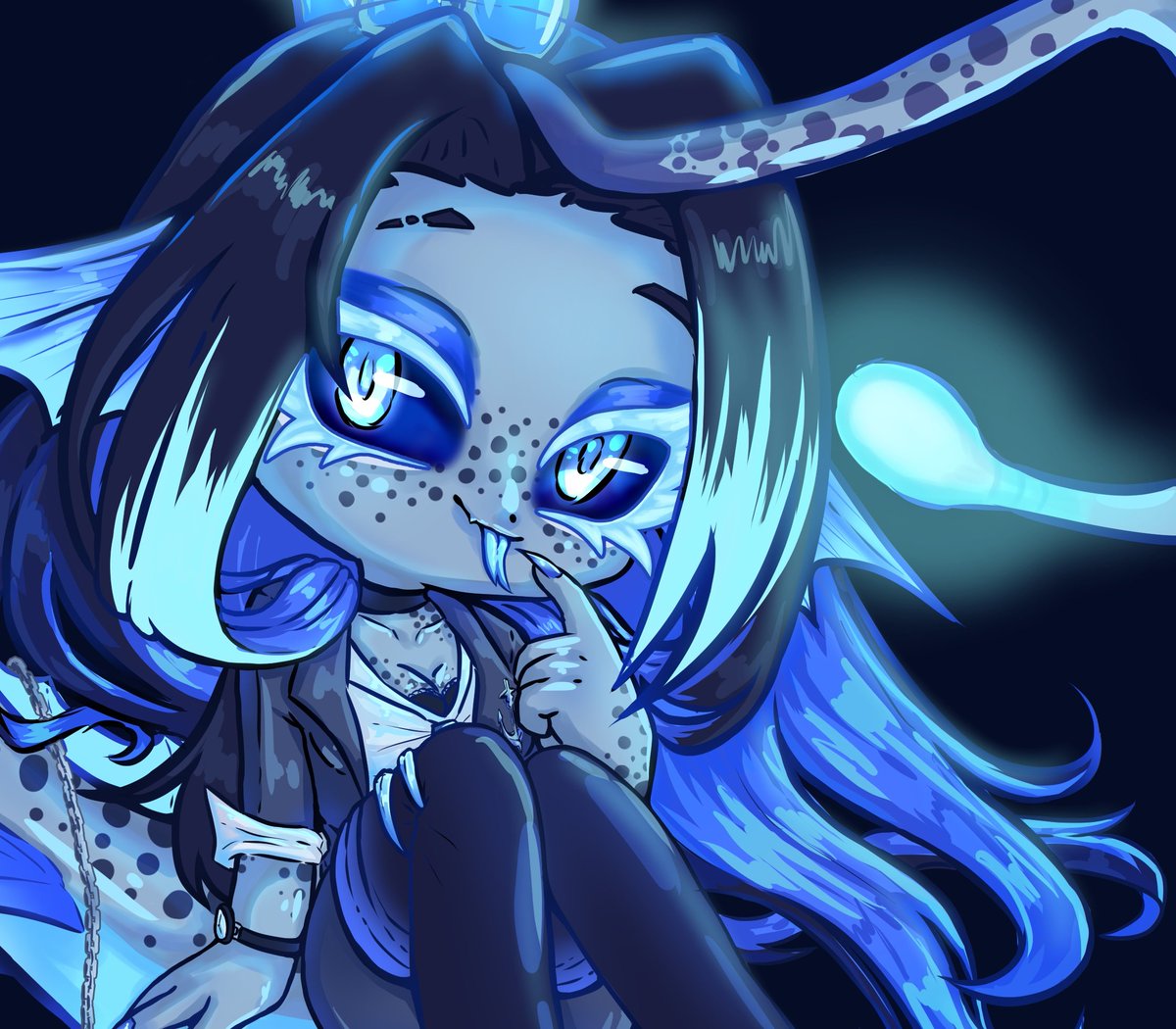 CodeineVT's tweet image. First lore snippet is up guppies. Let's go! Let the boss know whatcha think, cutie? If you'd like more of that or just want the boss to continue talking bout stabbing shit?
🎨 @ZynthZelus
#Vtuber #Vtubers #VTuberEN #VTuberUprising #VtubersEN