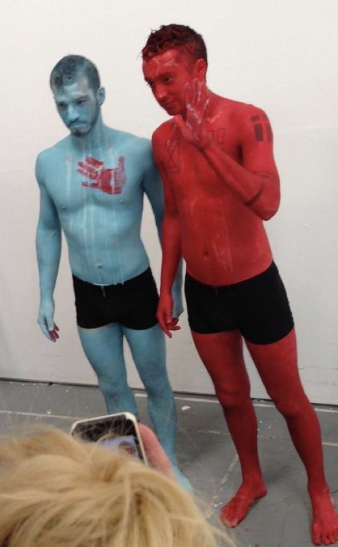 butchjoshdun's tweet image. tyler is taller than josh. end of discussion