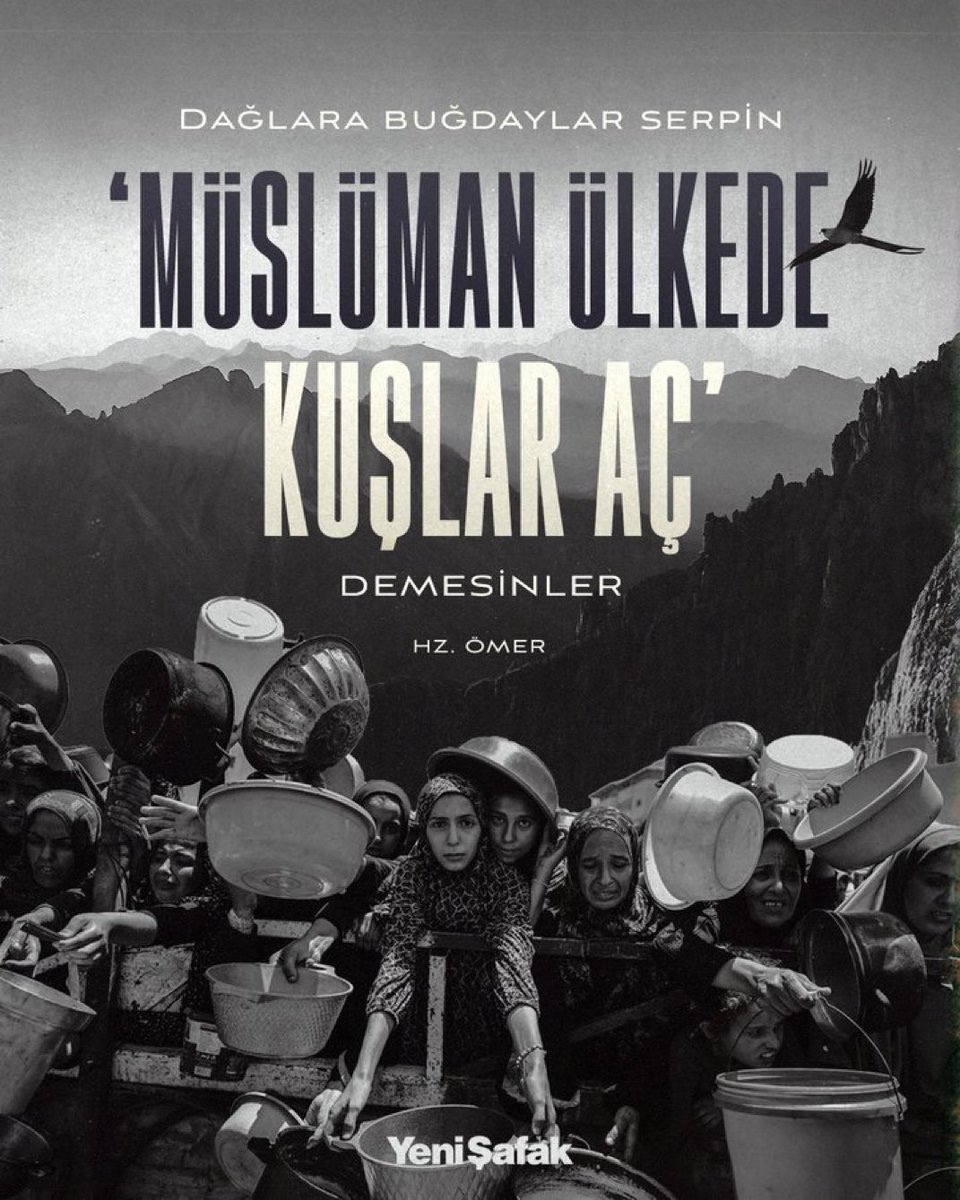 "Müslüman ülkede kuşlar aç" dedirtmemek için dağlara buğday serpilen günlerden Gazzeli bebeklerin açlıktan öldüğü günlere...

#HungerIsNotAWeapon