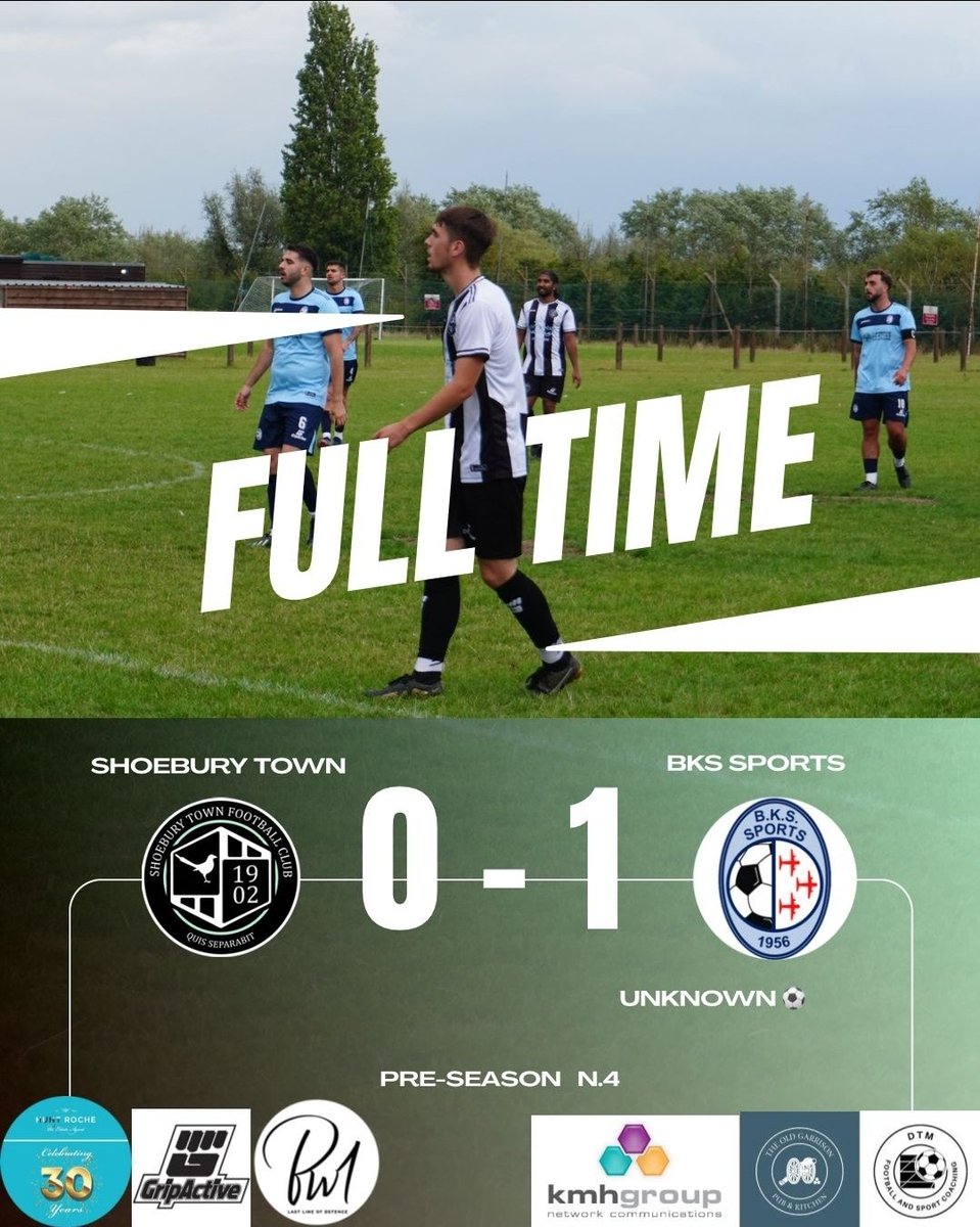 ShoeburyTownFC's tweet image. A very competitive game today. Disappointing result but a good account of ourselves given. We keep working and building for the season start. #UpTheTown⚫️⚪️🟢⚽️
All the best to @bkssportsfc 

@eofl @CJPhillips1982 @EssexCountyFA @NickyHayesPhoto @TonyIncenzo  @RJJP24