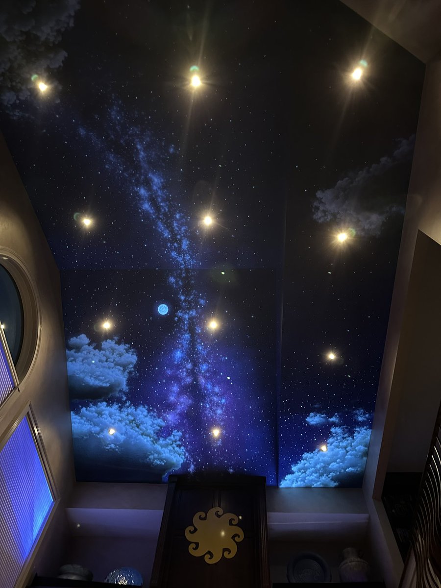 Dr. Bobby Moore (@drbobbymoore) on Twitter photo Hey <a href="/Wildfirefx/">Wildfire Lighting</a> how about the work of Curtis Stokes painting my 24 Foot Ceiling in my Home Theatre? Using your Black Light Paint he created a Masterpiece! Any #Blacklight enthusiasts or anyone interested in creating new space in their home, let me know! Hey <a href="/Wildfirefx/">Wildfire Lighting</a> how about the work of Curtis Stokes painting my 24 Foot Ceiling in my Home Theatre? Using your Black Light Paint he created a Masterpiece! Any #Blacklight enthusiasts or anyone interested in creating new space in their home, let me know!