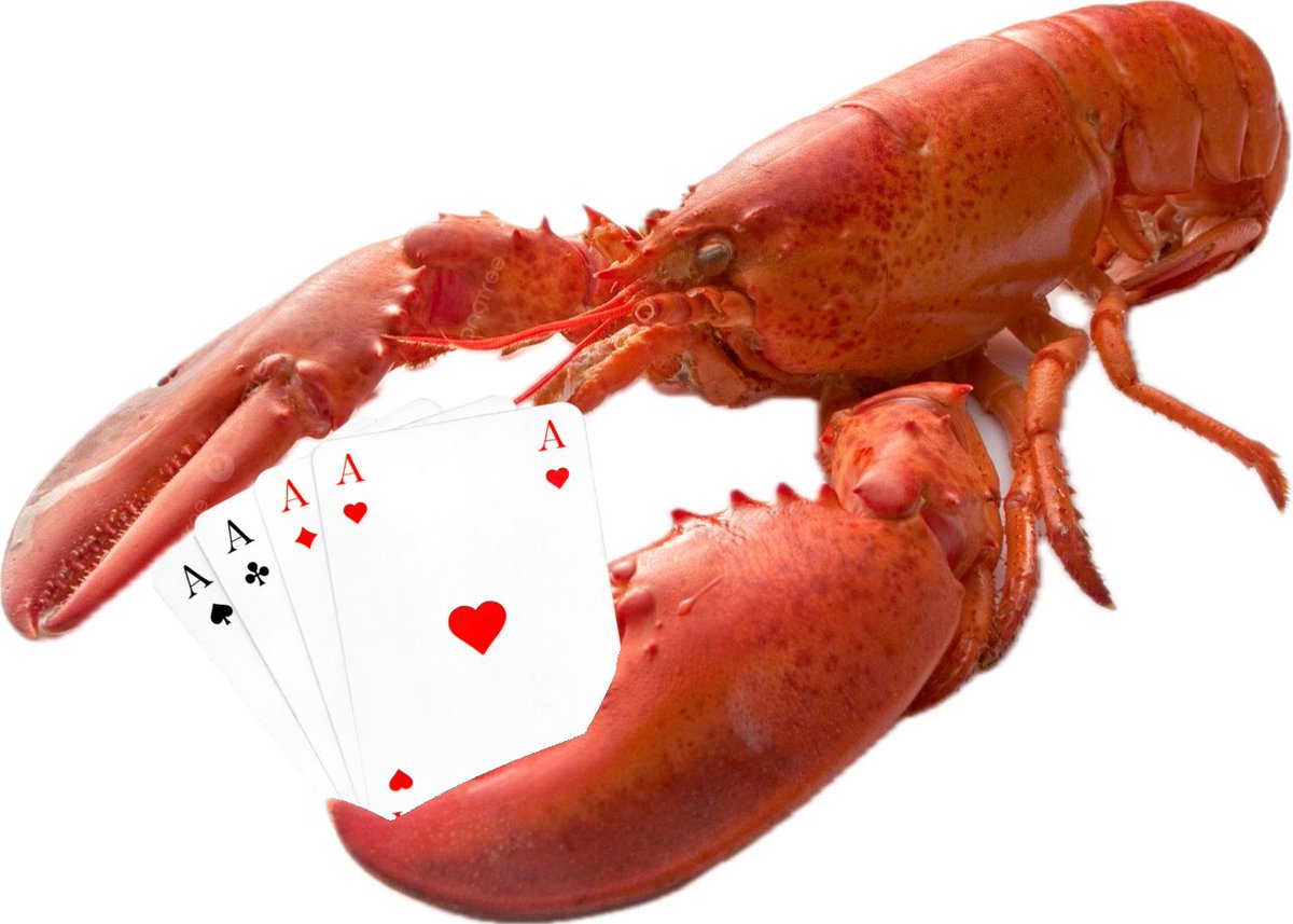 LikeableLobster's tweet image. Four aces. You lost the moment you entered this sea.
