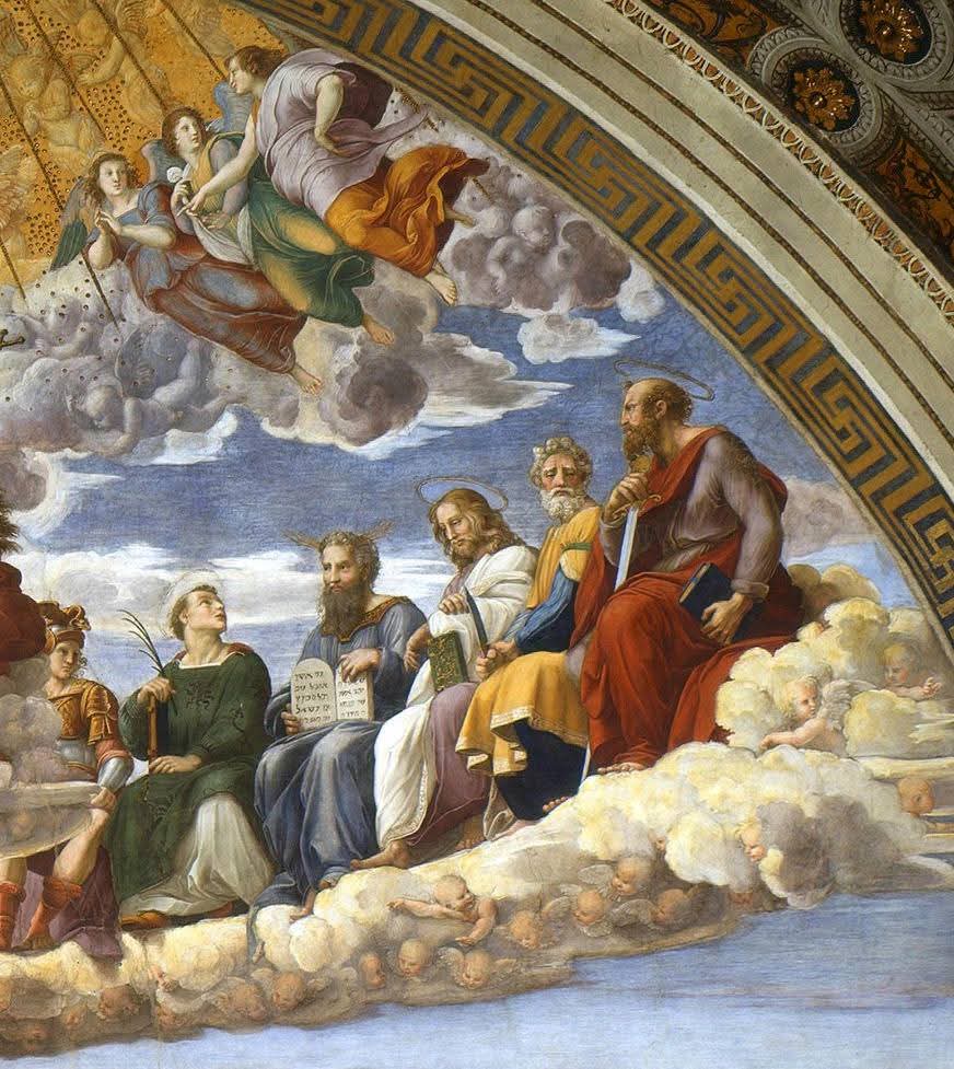 RamellaUgo's tweet image. Raffaello Sanzio Stanza della Segnatura La Disputa 4 immagini vedere singolarmente