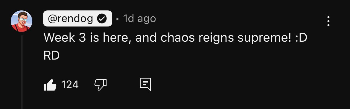Rendog_Facts's tweet image. Rendog Fact #14: He signs both his tweets and comments with ‘RD.’ He also quite likes to end them with text emoticons!