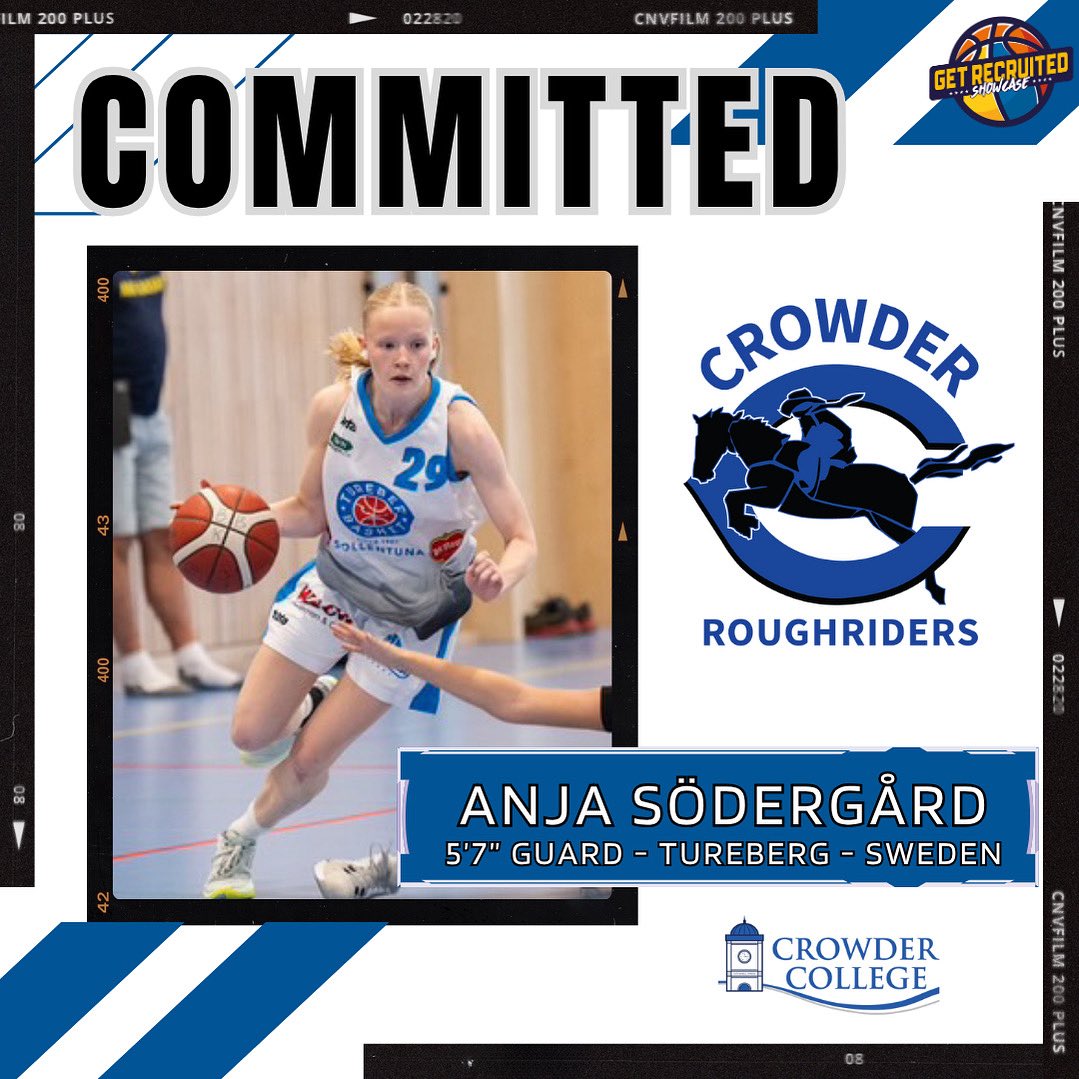 Get Recruited--(Justin Berry) (@grecruitedhoops) on Twitter photo Congrats to Showcase alum Anja Sรถdergรฅrd <a href="/AnjaSodergard/">Anja Sรถdergรฅrd</a> as she commits to Crowder College! (NJCAA D1) ๐๐ป๐๐ป glad to help make the connection, and looking forward to seeing you play at the next level! Congrats to Showcase alum Anja Sรถdergรฅrd <a href="/AnjaSodergard/">Anja Sรถdergรฅrd</a> as she commits to Crowder College! (NJCAA D1) ๐๐ป๐๐ป glad to help make the connection, and looking forward to seeing you play at the next level!
