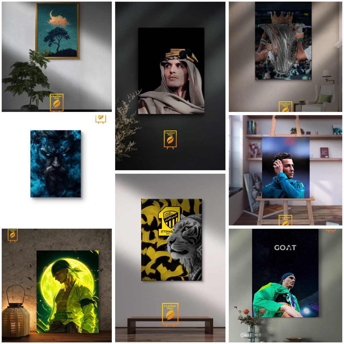 FeatherMar1's tweet image. 🎉خصم لفترة محدوده على كل أعمالنا🔥!  
لوحة مقاس وسط &quot;60x40&quot; والتوصيل مجاناً🚚 

لا تفوّت الفرصة🎁 

لمشاهدة اعمالنا : instagram.com/feathermar1

للطلب : wa.me/966540013449