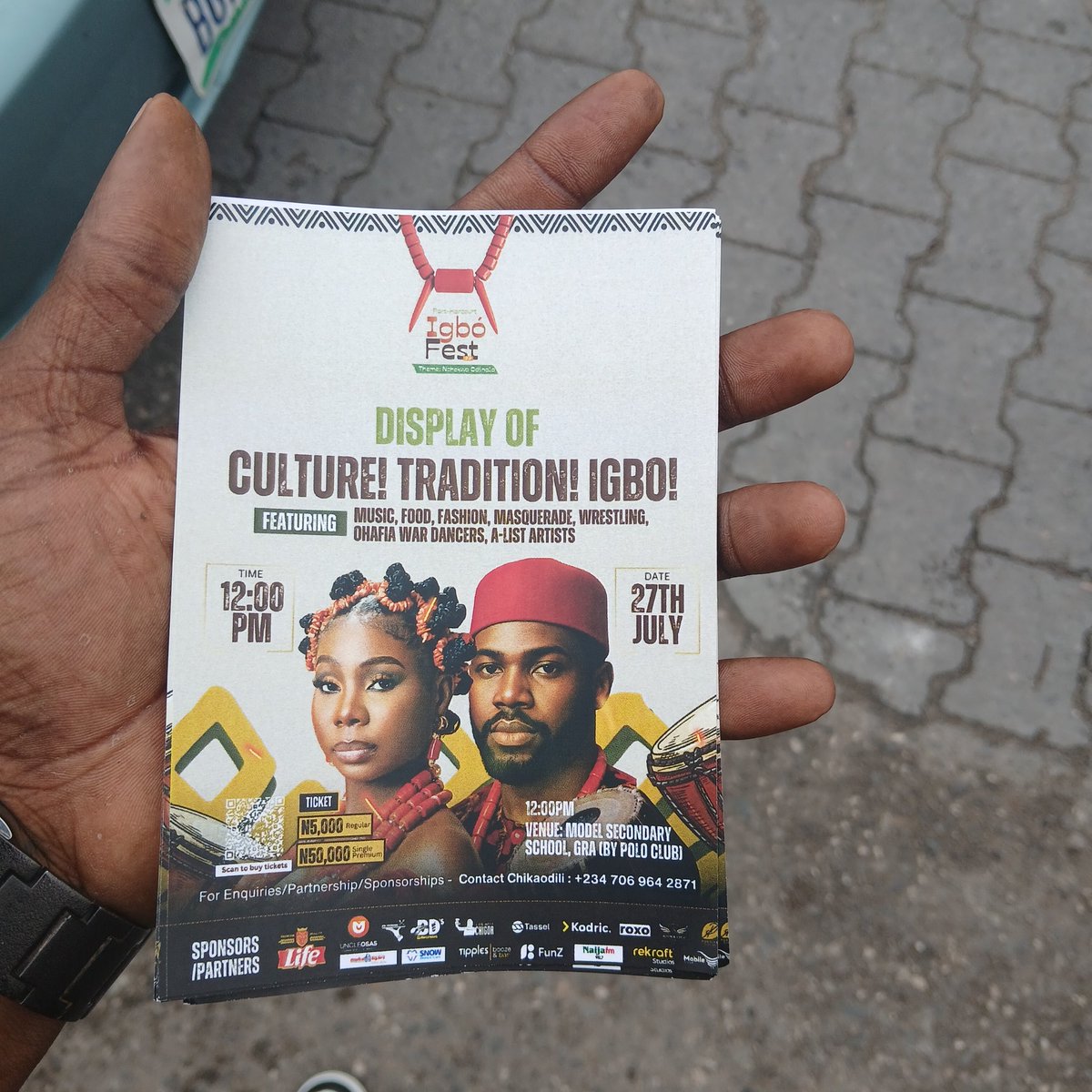 favogbuji's tweet image. Hi twitter , the igbo community in port Harcourt, along with friends and lovers of the igbo culture.
Would be having the 2nd edition of the #PhIgboFest .
If you're my mutual in port Harcourt, pls come out by 12pm to polo club tomorrow.
Ticket is just 5k.
Pls rt