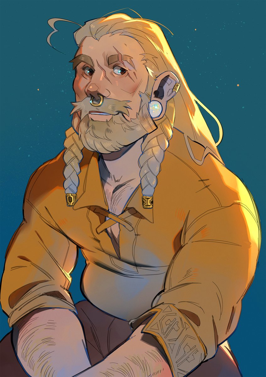 BigRoundLion's tweet image. My attempt once again at human faces, starting another pathfinder campaign and bringing back my Dwarf Oz!