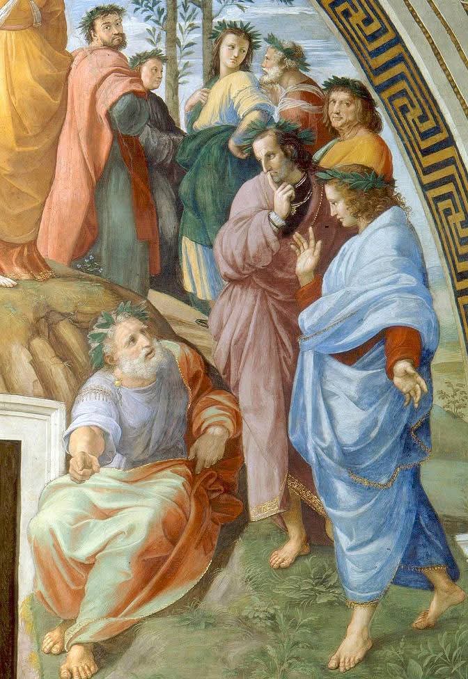 RamellaUgo's tweet image. Raffaello Sanzio Stanza della Segnatura Parnaso 4 immagini vedere singolarmente