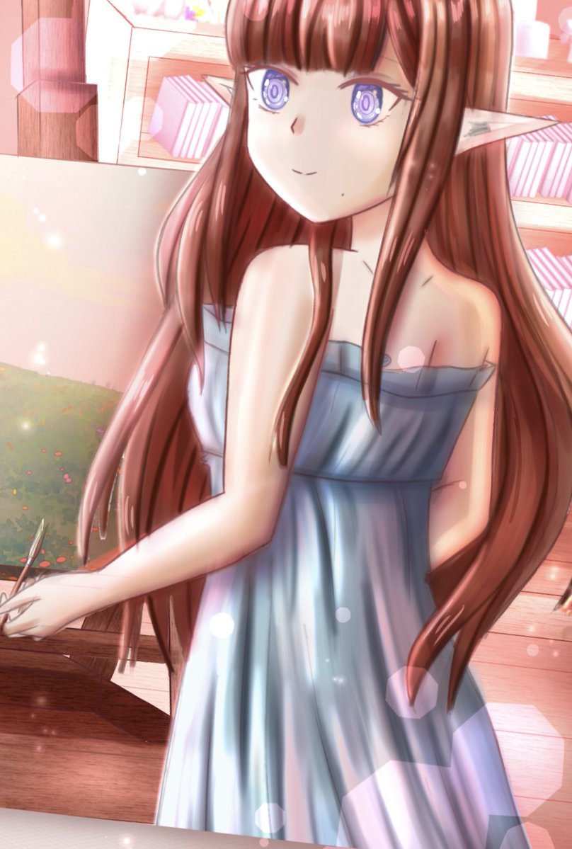 DrawingOleander's tweet image. Painting ^^
